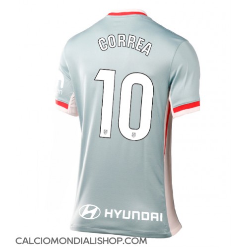 Maglie da calcio Atletico Madrid Angel Correa #10 Seconda Maglia Femminile 2024-25 Manica Corta